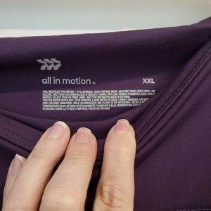 Purple yoga pant